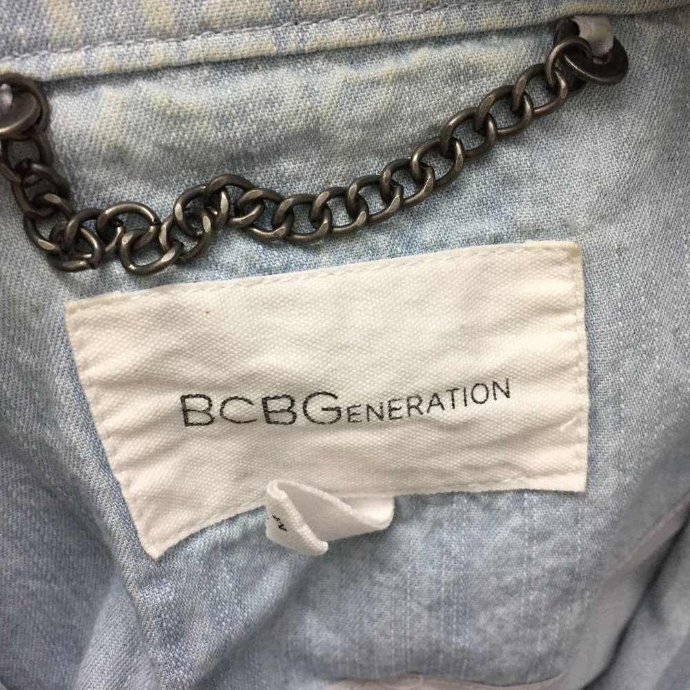 Bcbgeneration Light Blue/Wash Drawstring Waist & … - image 2